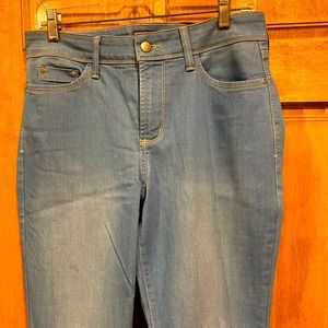 Light faded blue jeans